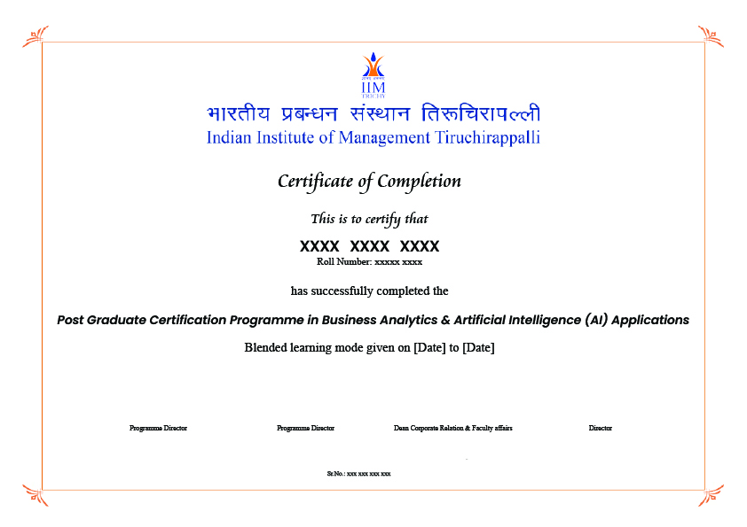 <span>Programme Certification</span>