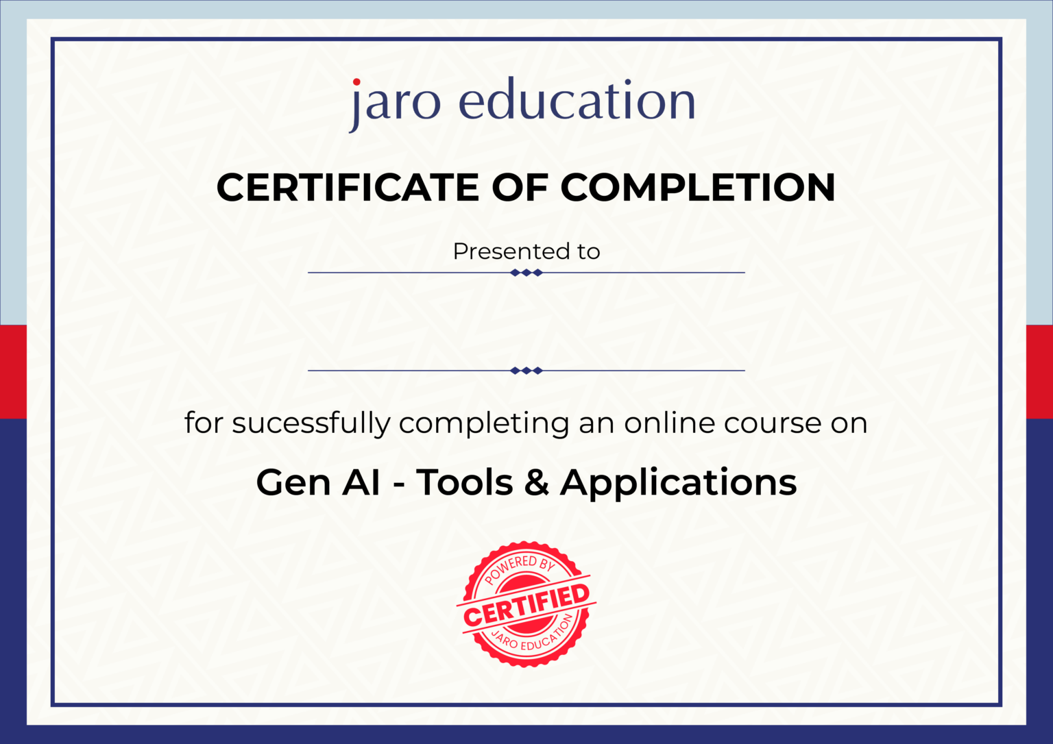 Earn Certificate