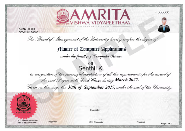 <span>Degree Awarded</span>