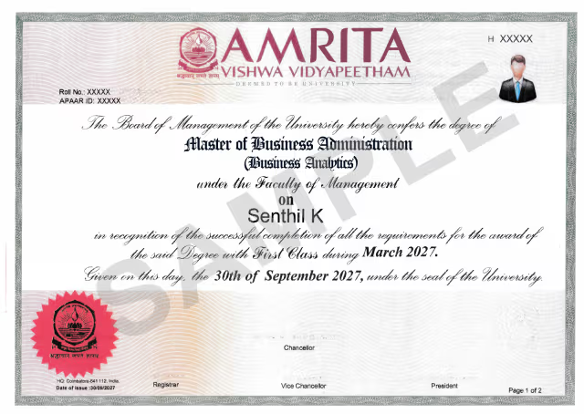 <span>Degree Awareded</span>