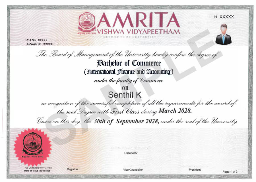 <span>Degree Awarded</span>